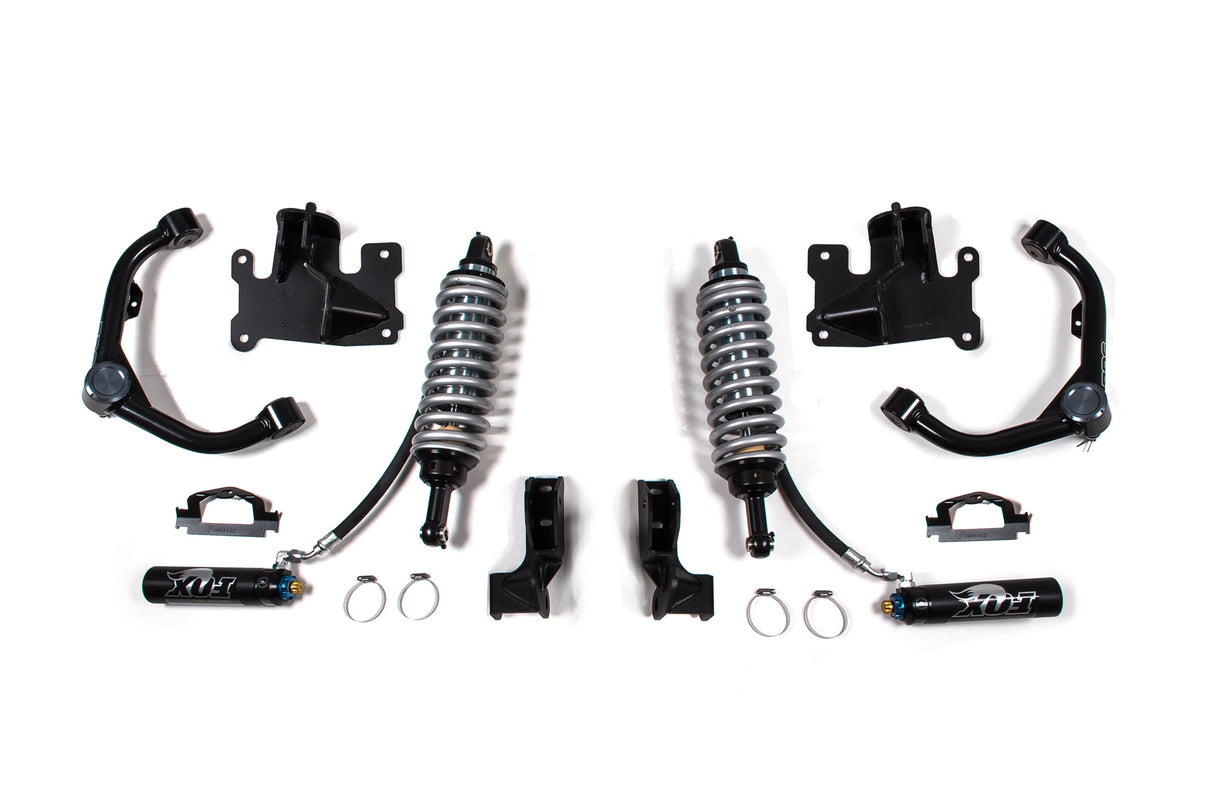 FOX 2.5 Coilover Conversion Upgrade - 4.5 Inch Lift | Factory Series | Chevy Silverado or GMC Sierra 2500HD/3500HD (01-10) 4WD | Diesel BDS Suspension