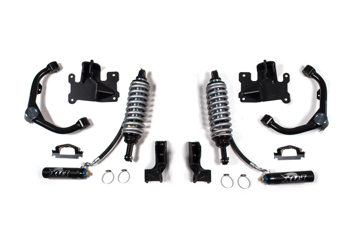 FOX 2.5 Coilover Conversion Upgrade - 4.5 Inch Lift | Factory Series | Chevy Silverado or GMC Sierra 2500HD/3500HD (01-10) 4WD | Diesel