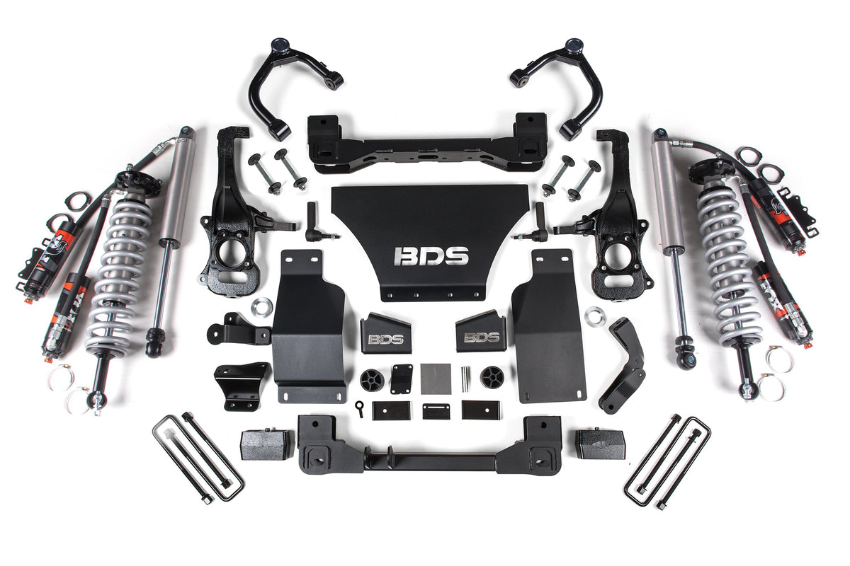 4 Inch Lift Kit | FOX Coil-Over | Chevy Silverado or GMC Sierra 1500 (19-24) 4WD | Gas