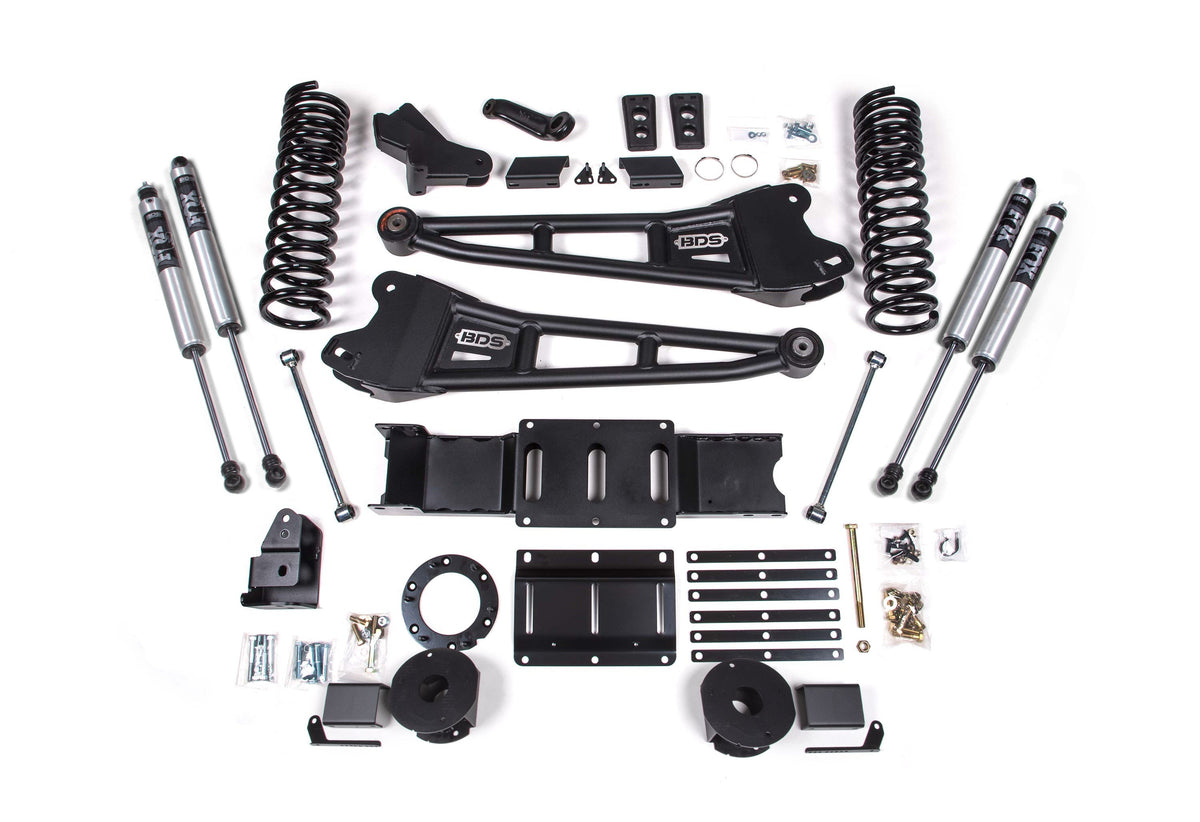 4 Inch Lift Kit w/ Radius Arm | Ram 2500 w/ Rear Air Ride (19-24) 4WD | Gas