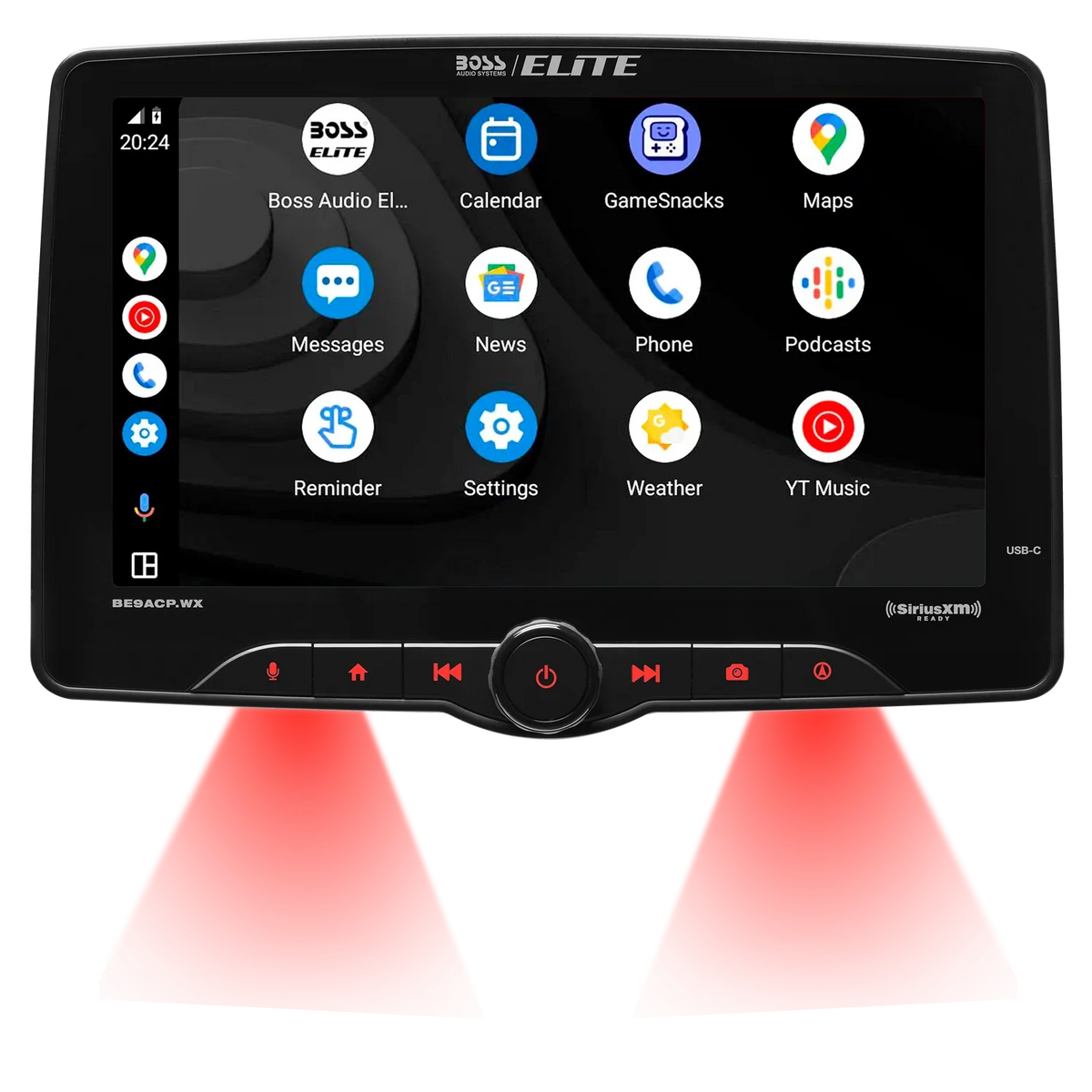Boss Elite BE9ACP.WX 9" Single Din Touchscreen w/ Wireless Apple Carplay/Android Auto XM Ready