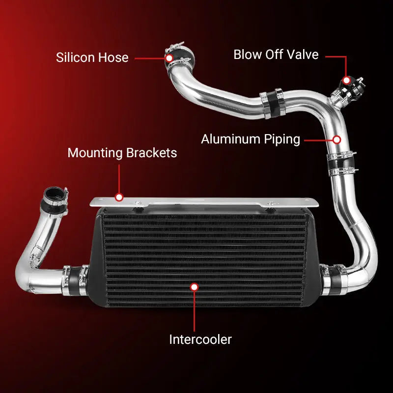 Flashark Intercooler Piping & BOV Kit for 1982-1992 Chevrolet Camaro LS1 Engine Swap — Single Turbo