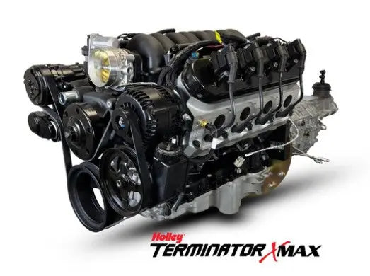 BluePrint Engines BLS4273KBTKX 427 c.i. LS engine and TKX transmission package - close-up view