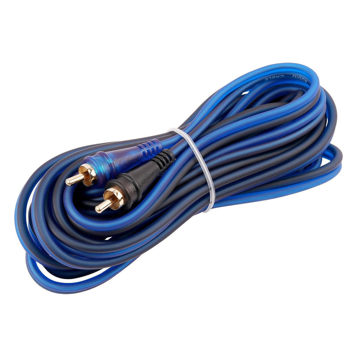 12FT Frosted RCA Audio Cable (BMV-BLS-12), 10-Pack (10 Individual Cables) Audiopipe