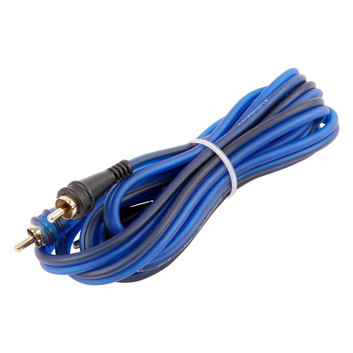 6FT Frosted RCA Audio Cable (BMV-BLS-6), 10-Pack (10 Individual Cables) Audiopipe