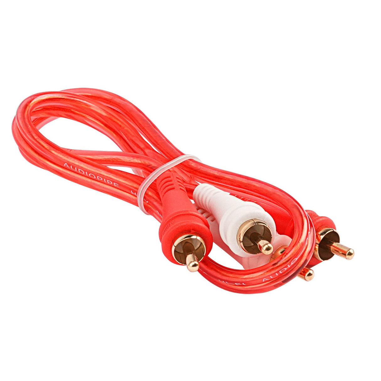 1.5FT Oxygen Free RCA Audio Cable (BMV-G-1.5), 10-Pack (10 Individual Cables) Audiopipe