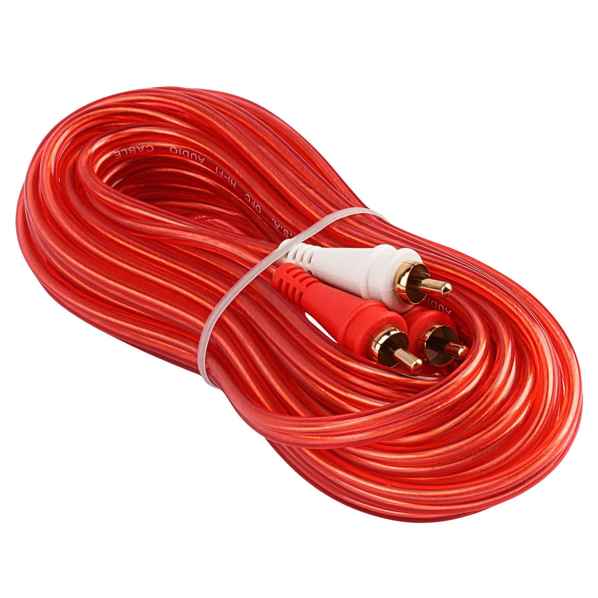 17FT Oxygen Free RCA Audio Cable (BMV-G-17), 10-Pack (10 Individual Cables) Audiopipe