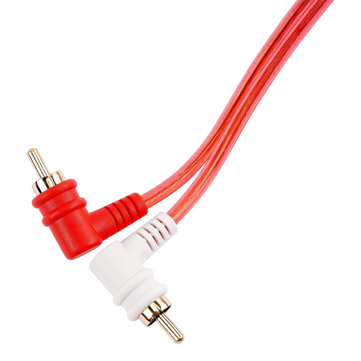 12FT Oxygen Free RCA Audio Cable With Right Angle (BMV-GRA-12), 10-Pack (10 Individual Cables) Audiopipe