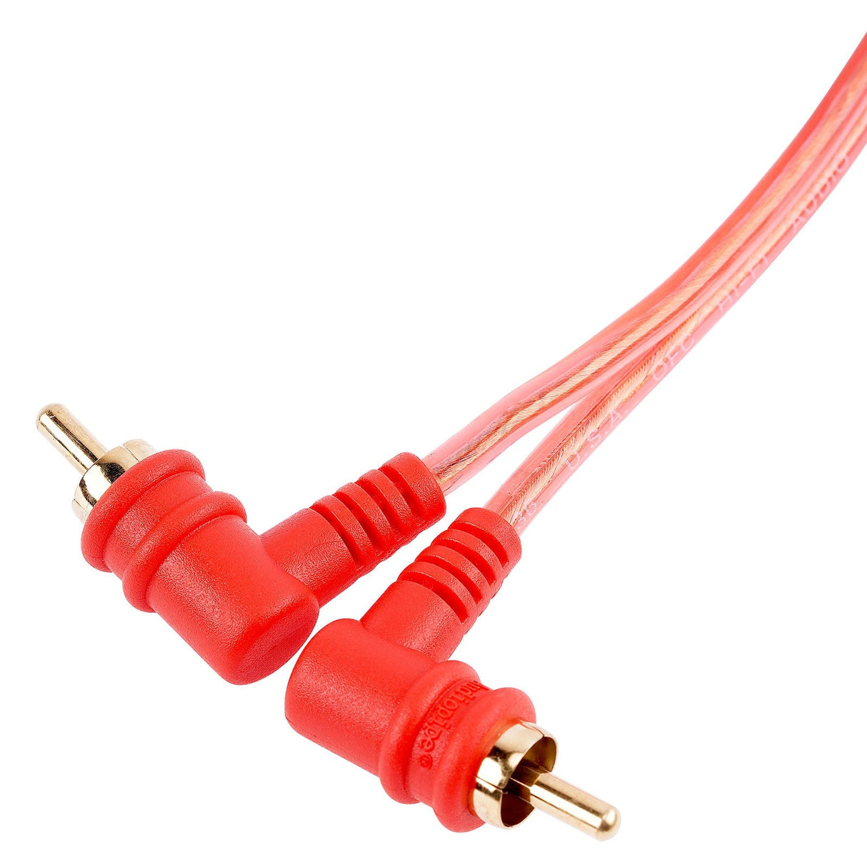 Female to 2 Male RCA Cable (BMV-GRA-F-2M), 10-Pack (10 Individual Cables) Audiopipe
