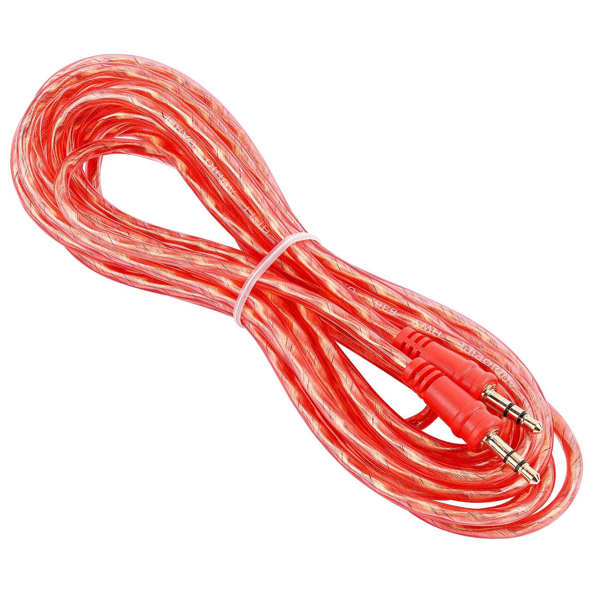 12Ft 3.5mm Audio Cable (BMV-GST-3535-12), 10-Pack (10 Individual Cables) Audiopipe