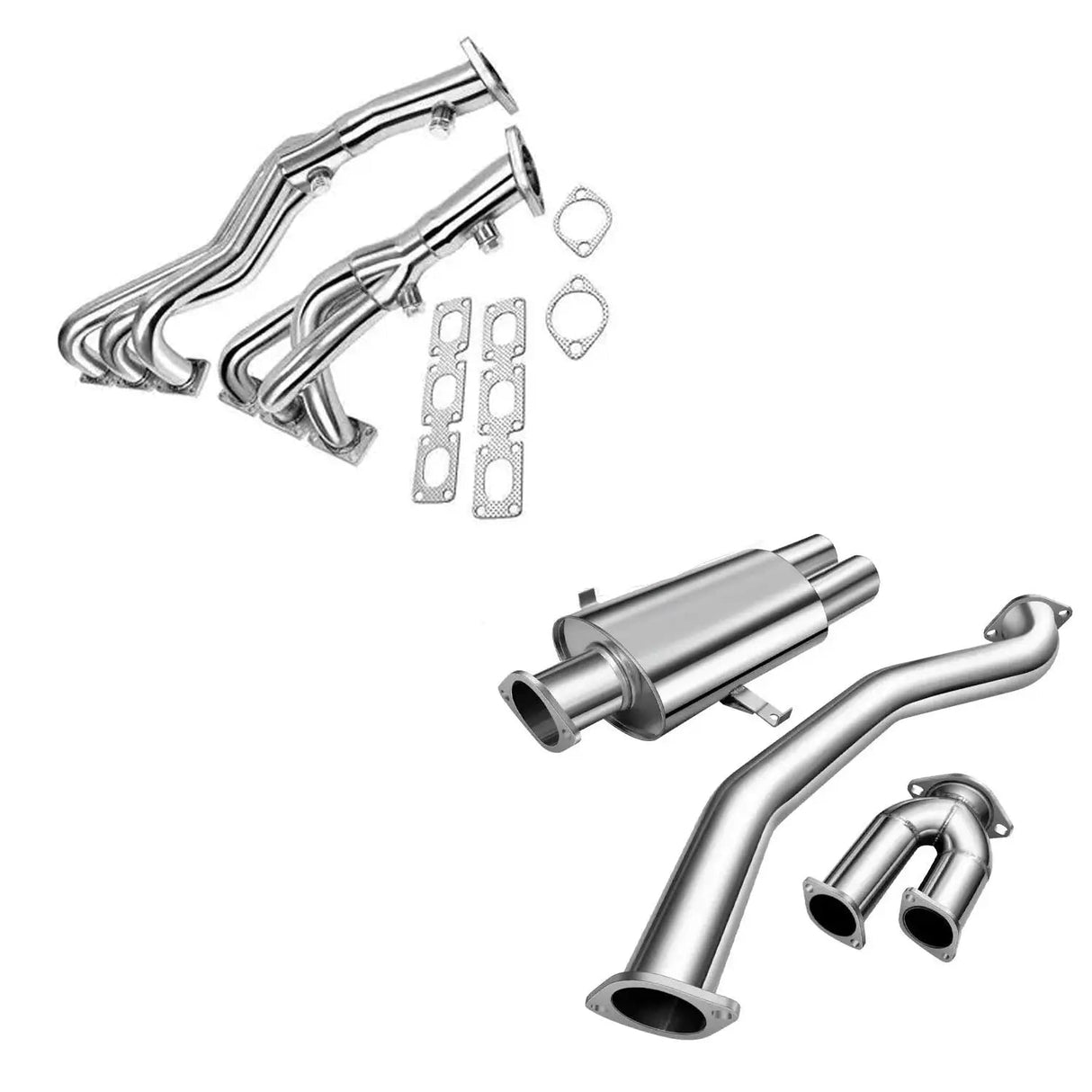 Long Tube Headers for 1994-2000 BMW 320i 320ci 520i Z3 323i 323ti 523i 528i 728iL Z3 | E36/E38/E39/E46 | M52/M52TU 2.0L/2.5L/2.8L I6