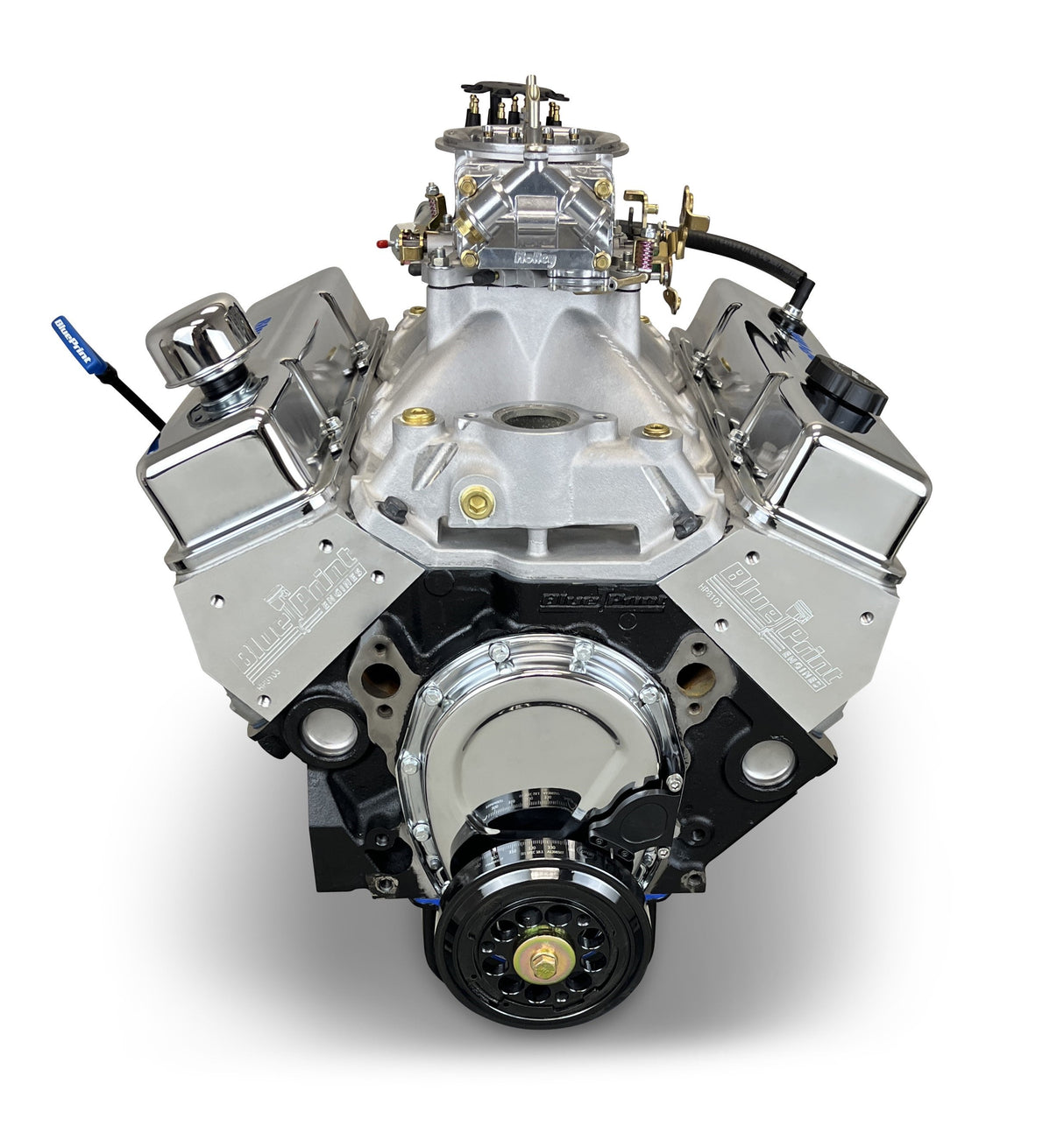 BluePrint Motorsports GM Small Block Compatible 396 c.i. Engine - 530 Horsepower - Base Dressed - Carbureted