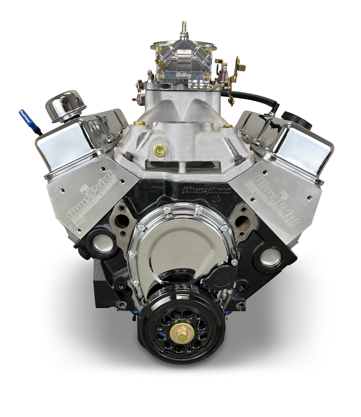BluePrint Motorsports GM Small Block Compatible 396 c.i. Engine - 530 Horsepower - Base Dressed - Carbureted