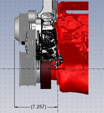 GM SB Compatible Front Accessory Drive - Dual-Belt Quick Serpentine with Alternator | Power Steering | Water Pump | Brackets and Bolts