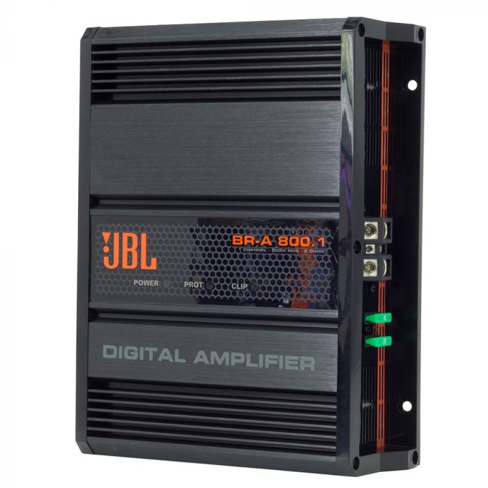 JBL BR-A 800.1 1 Channel - 800 Watts RMS - 2 Ohm Car Amplifier JBL