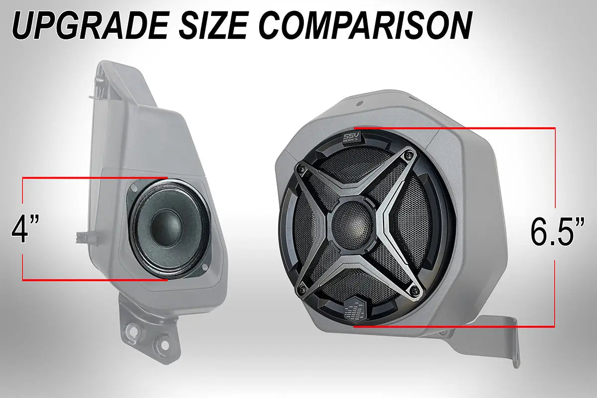 2021-2026 Ford Bronco 2-Door Rear Speaker Pod 6.5in Upgrade SSV Works