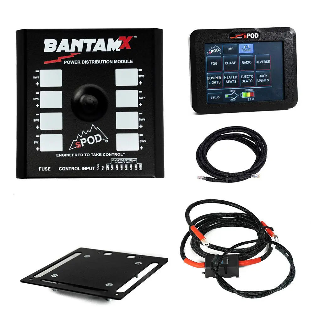 sPod BantamX HD Universal 8-Circuit Power Management System