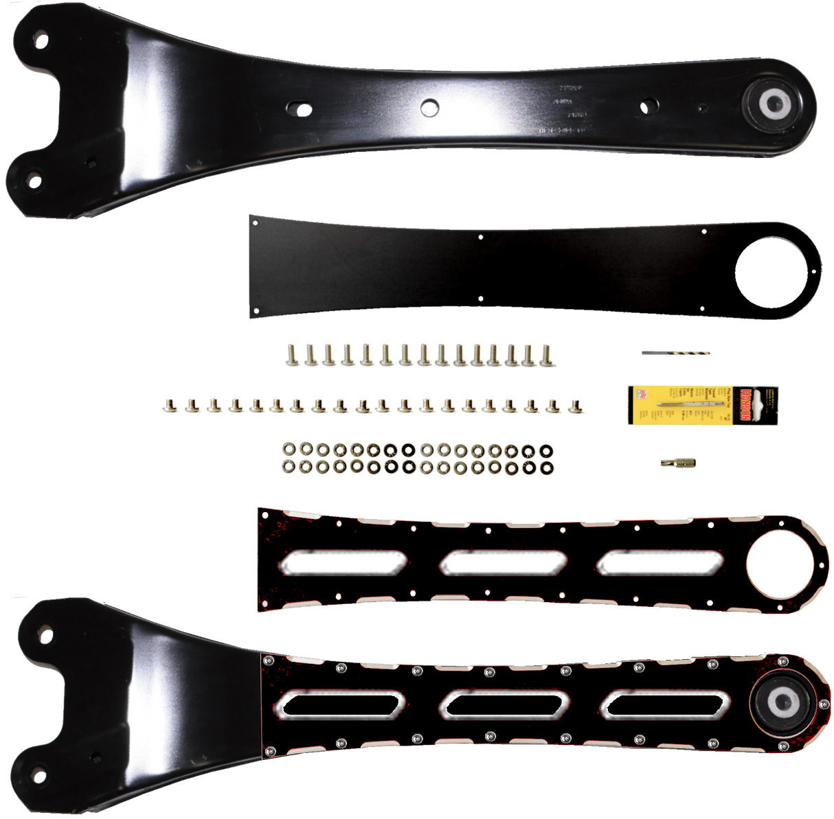 F250 F350 Identity RADIUS ARM Badge Kit 2011 to 2016 Stryker Off Road Design