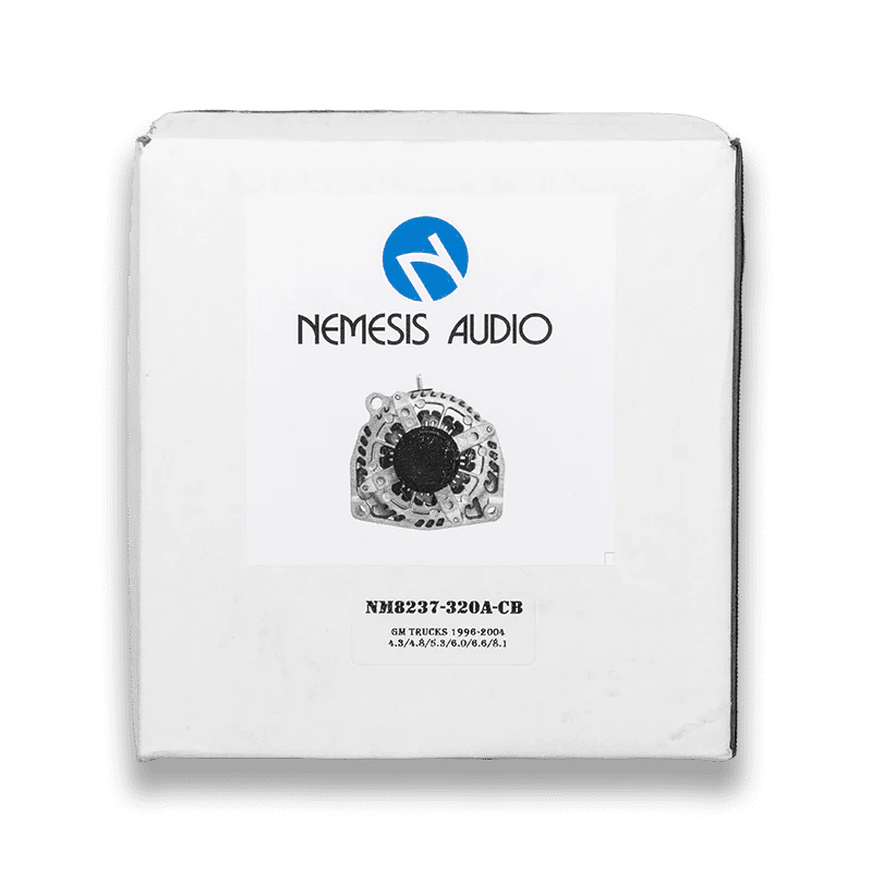 Nemesis Audio NM8237-320A-CB 320 Amp Alternator For Chevy 1996-2004