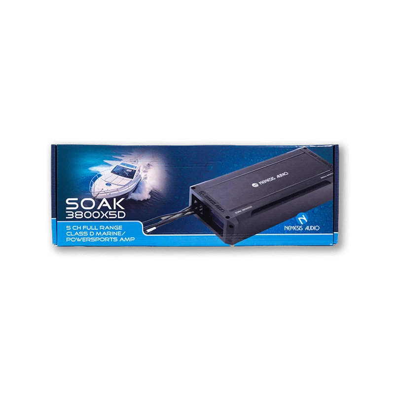 Nemesis Audio SOAK-3800X5D 5-Channel Marine Amplifier Nemesis Audio