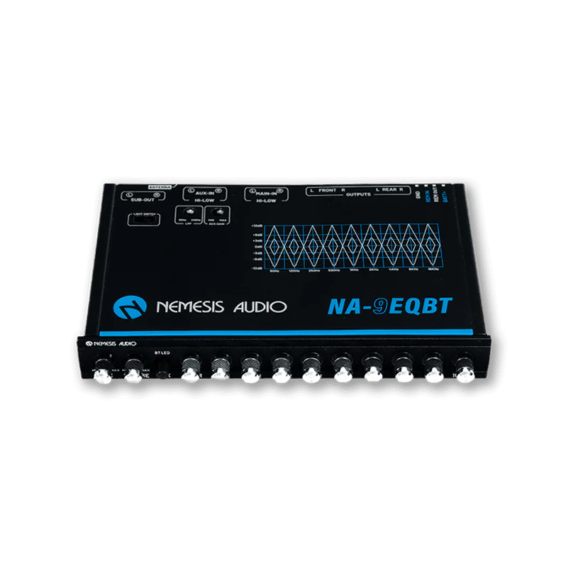 Nemesis Audio NA-9EQBT 9-Band Bluetooth Equalizer w/ 6V Output