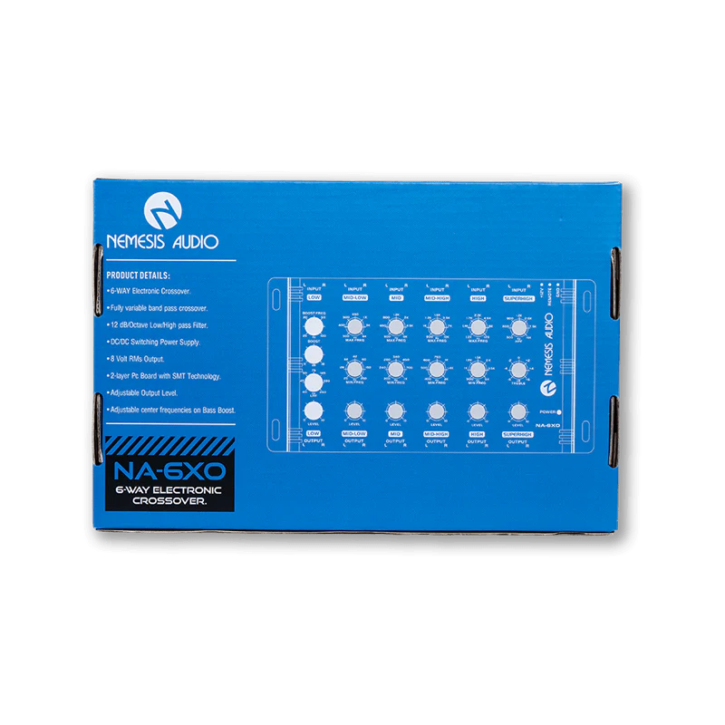 Nemesis Audio NA-6XO 6-Way Electronic Crossover w/ 8V Output