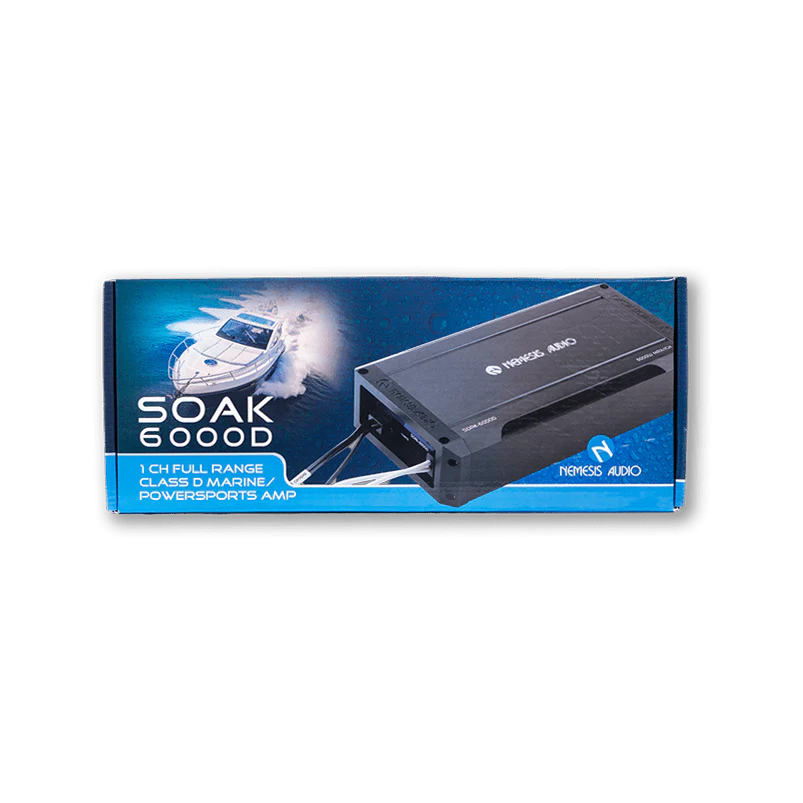 Nemesis Audio SOAK-6000D 3040W RMS Marine Monoblock Amplifier