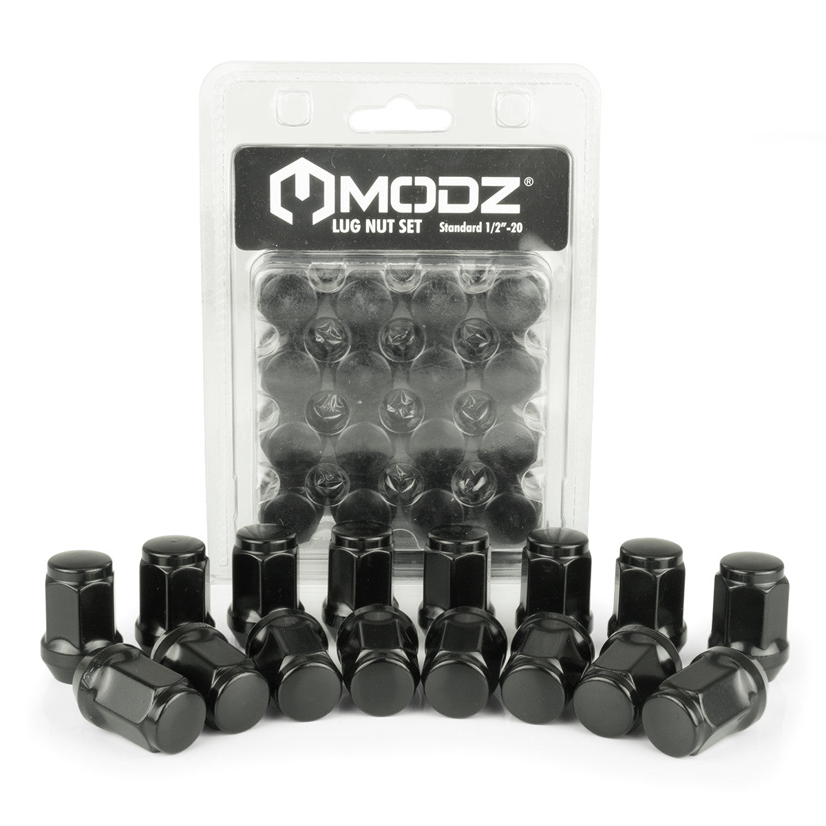 MODZ Black Golf Cart Lug Nuts Pack of 16