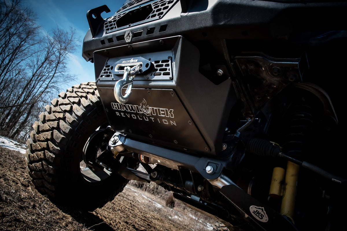 Blaze Front Skid Plate w/ Winch Mount | Ford Bronco (21-26) CrawlTek Revolution