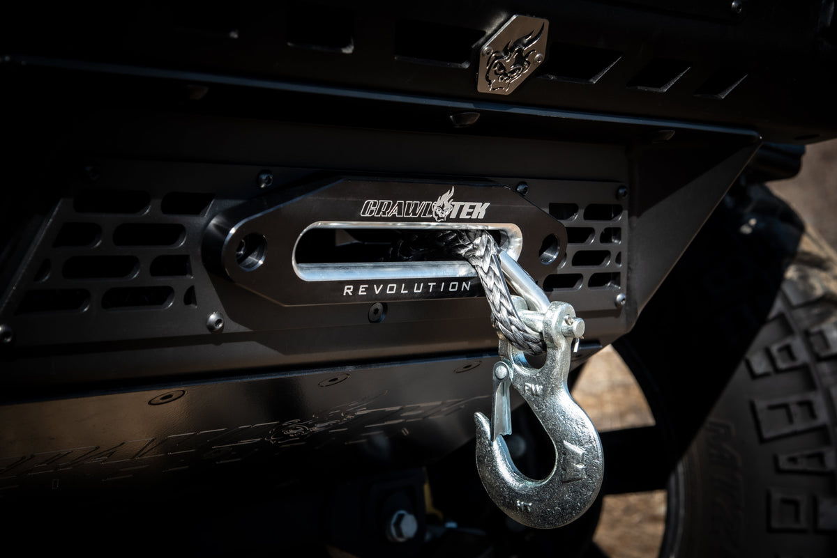 Blaze Front Skid Plate w/ Winch Mount | Ford Bronco (21-26) CrawlTek Revolution
