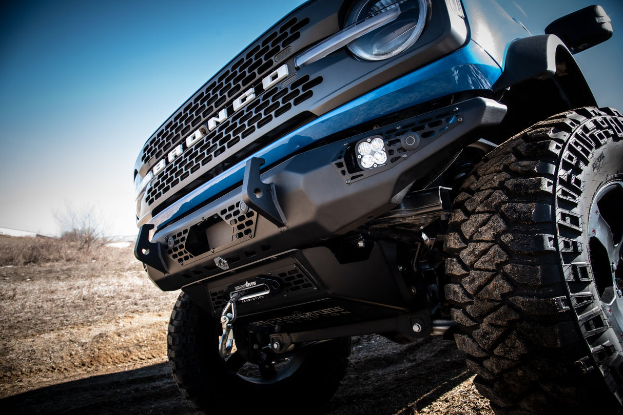 Blaze Front Skid Plate w/ Winch Mount | Ford Bronco (21-26) CrawlTek Revolution