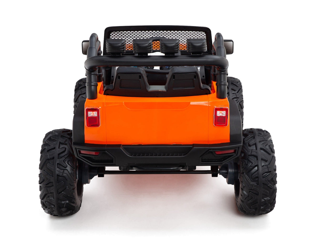 BOOM BOOM The BUFFALO Children's Off-Road Kids Car 24V 4X4 Ride-On Toy with 2 Seats Magic Cars Parental Remote Control - Perfect Present for Little Boys and Girls