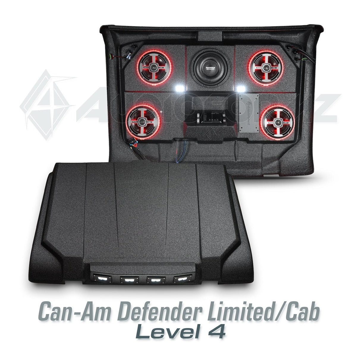2026+ Can-Am Defender HD11 Limited/Cab Stereo Tops (2-Door) Can-Am