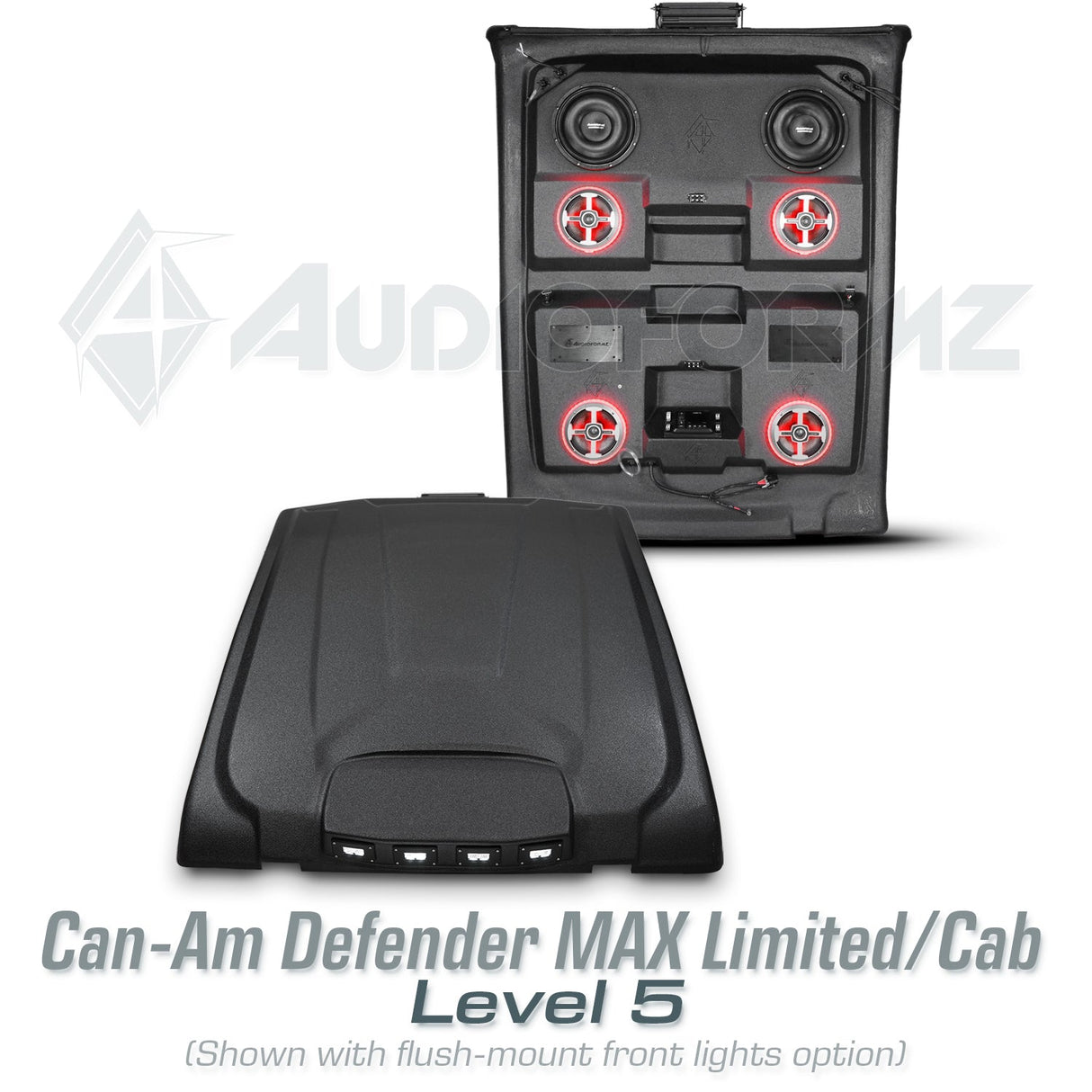 2026+ Can-Am Defender MAX HD11 Limited/Cab Stereo Tops (4-Door) Can-Am