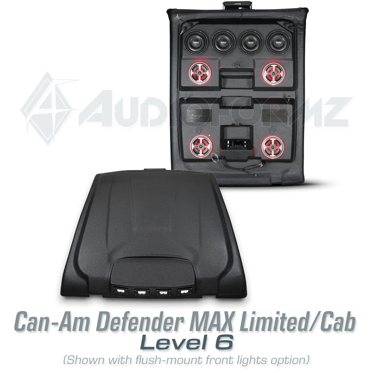 2026+ Can-Am Defender MAX HD11 Limited/Cab Stereo Tops (4-Door) Can-Am