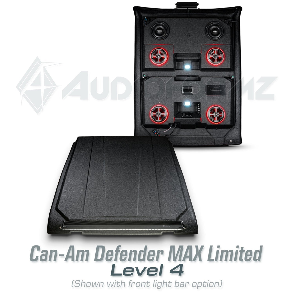2026+ Can-Am Defender MAX HD11 Limited/Cab Stereo Tops (4-Door) Can-Am
