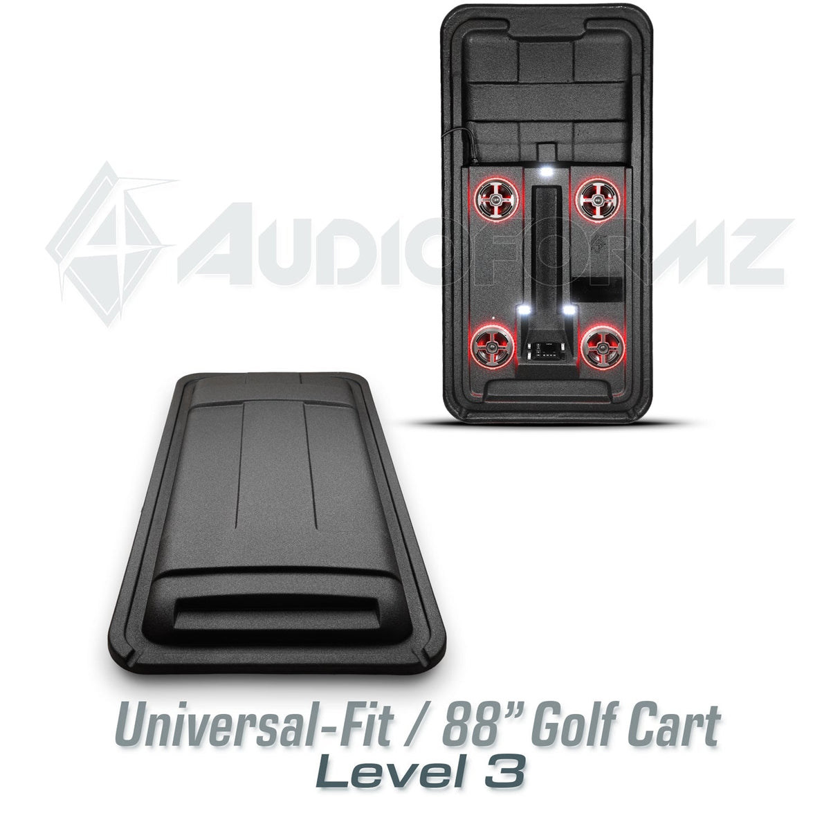 88in Universal-Fit Golf Cart Stereo Tops (4-Seat)