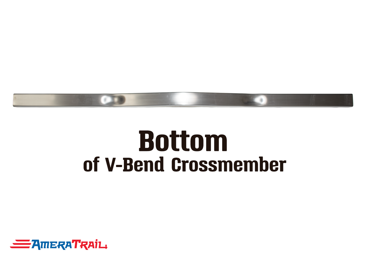 72 X 3 X 3" V Bend Cross Member, 1/4" Wall, Structural Aluminum