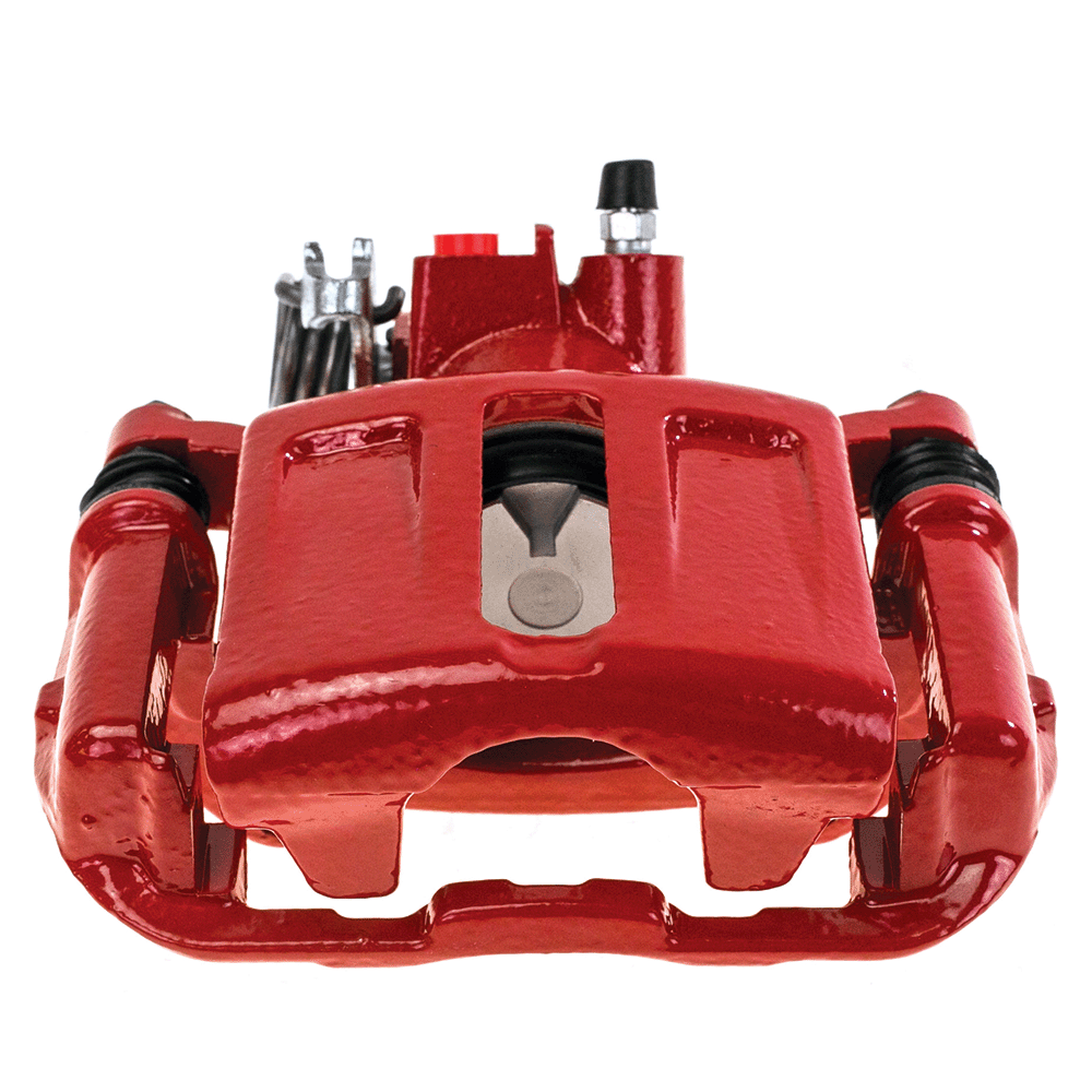 New Direct Fit 4 Wheel Drum to Disc Brake Conversion Kit W/DS Rotors (5 Lug). Red A112-2R-DS