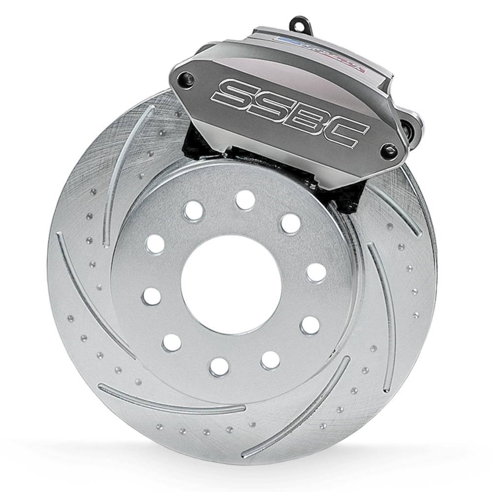 American Made Sport R1 Billet Aluminum Rear Drum to Disc Brake Conversation Kit. Clear W125-27