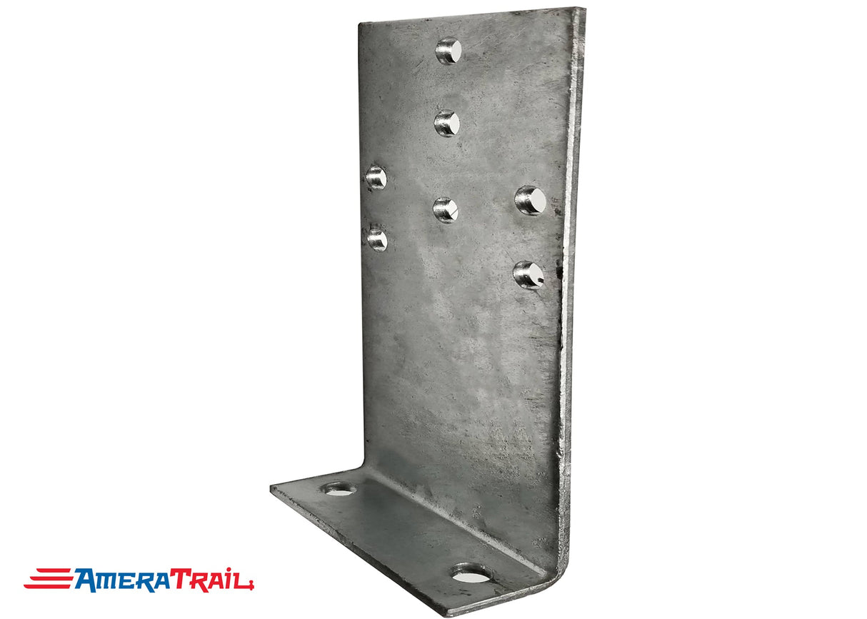 12" Vertical Bunk Bracket for Big Wood Bunks - 12" H x 5" Wide - Galvanized Finish