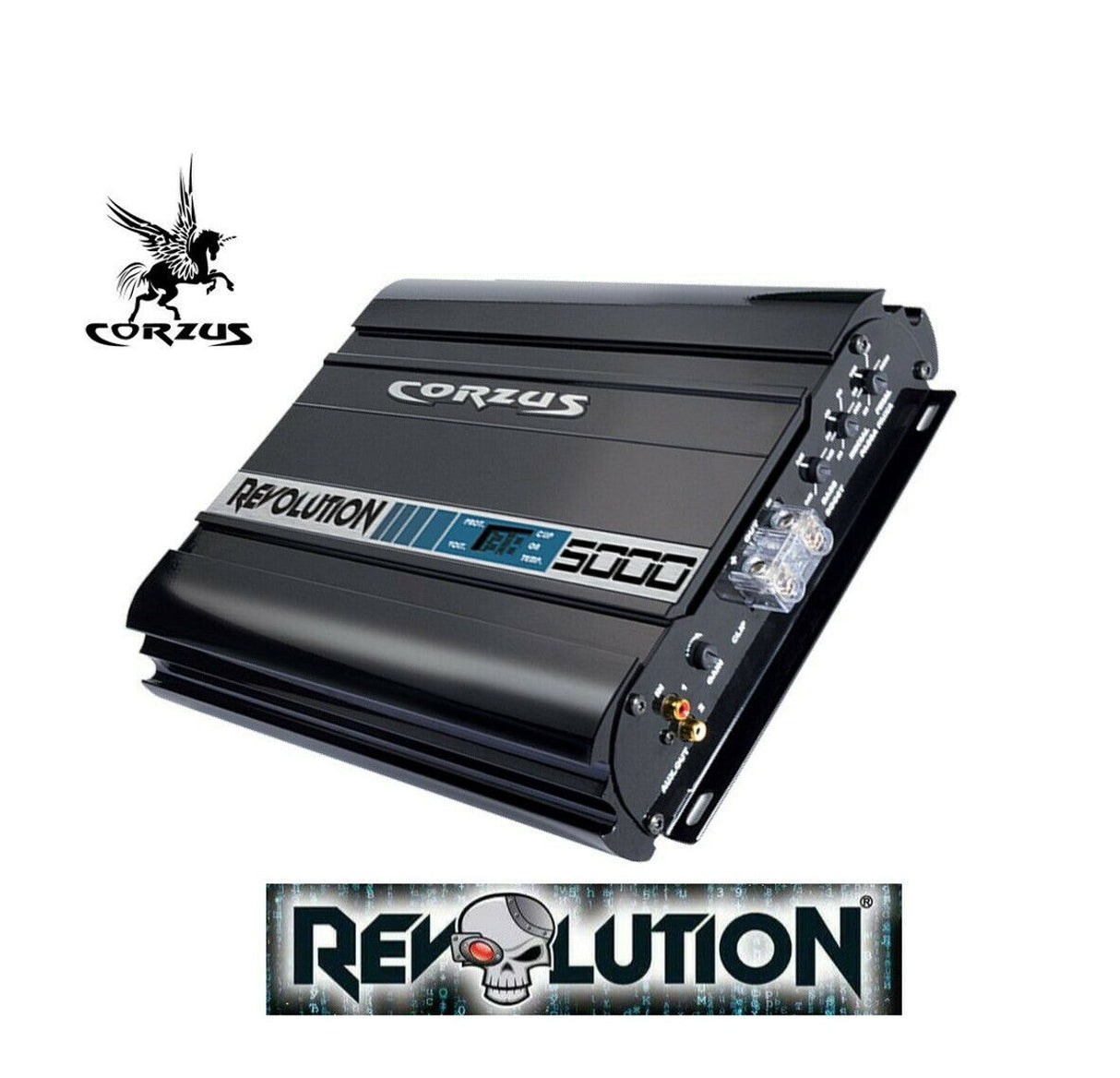 CORZUS REVOLUTION MD-5000 Amplifier 5000W RMS 1 Channel 1-Ohm Corzus