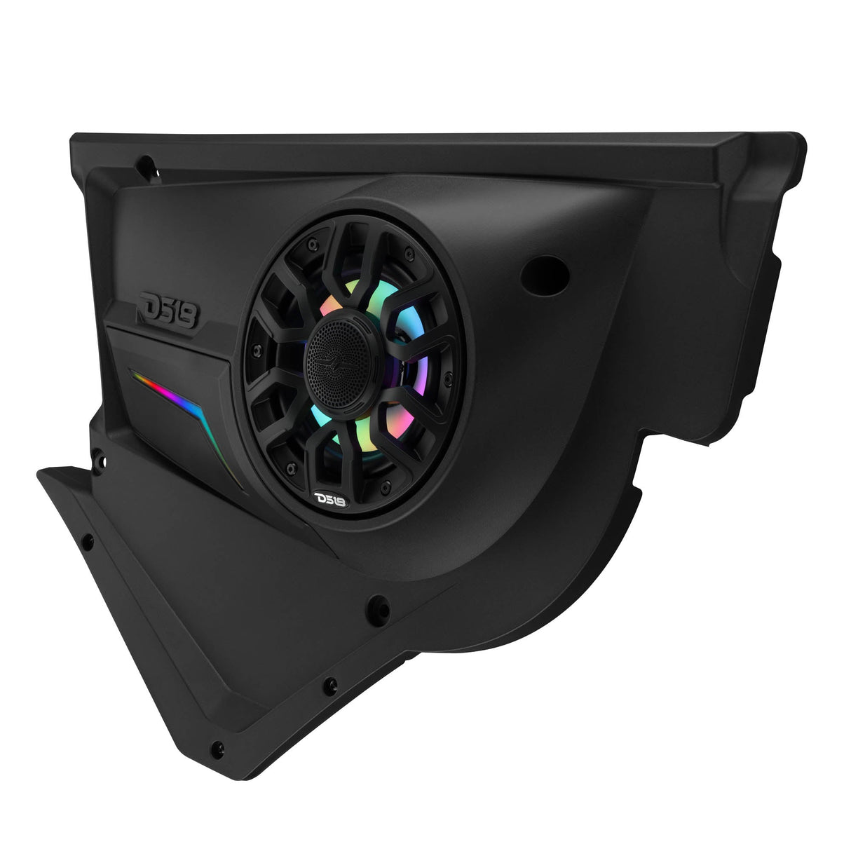Can-Am Maverick X3 Front Door Speaker Panels with 6.5" NXL-IQ6/BK and Digital LED Lighting