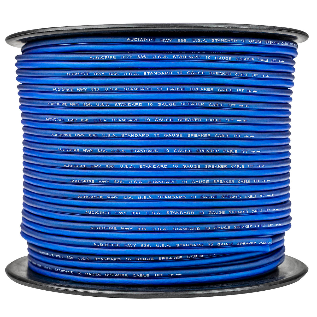 300FT 10AWG Speaker Cable (CABV-10-300-BLS) Audiopipe
