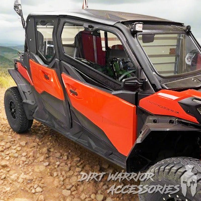 CANAM COMMANDER 2021+ 4-SEAT Cab Enclosure "THE VAULT" Upper Side Doors & Panels (Patent Pending)