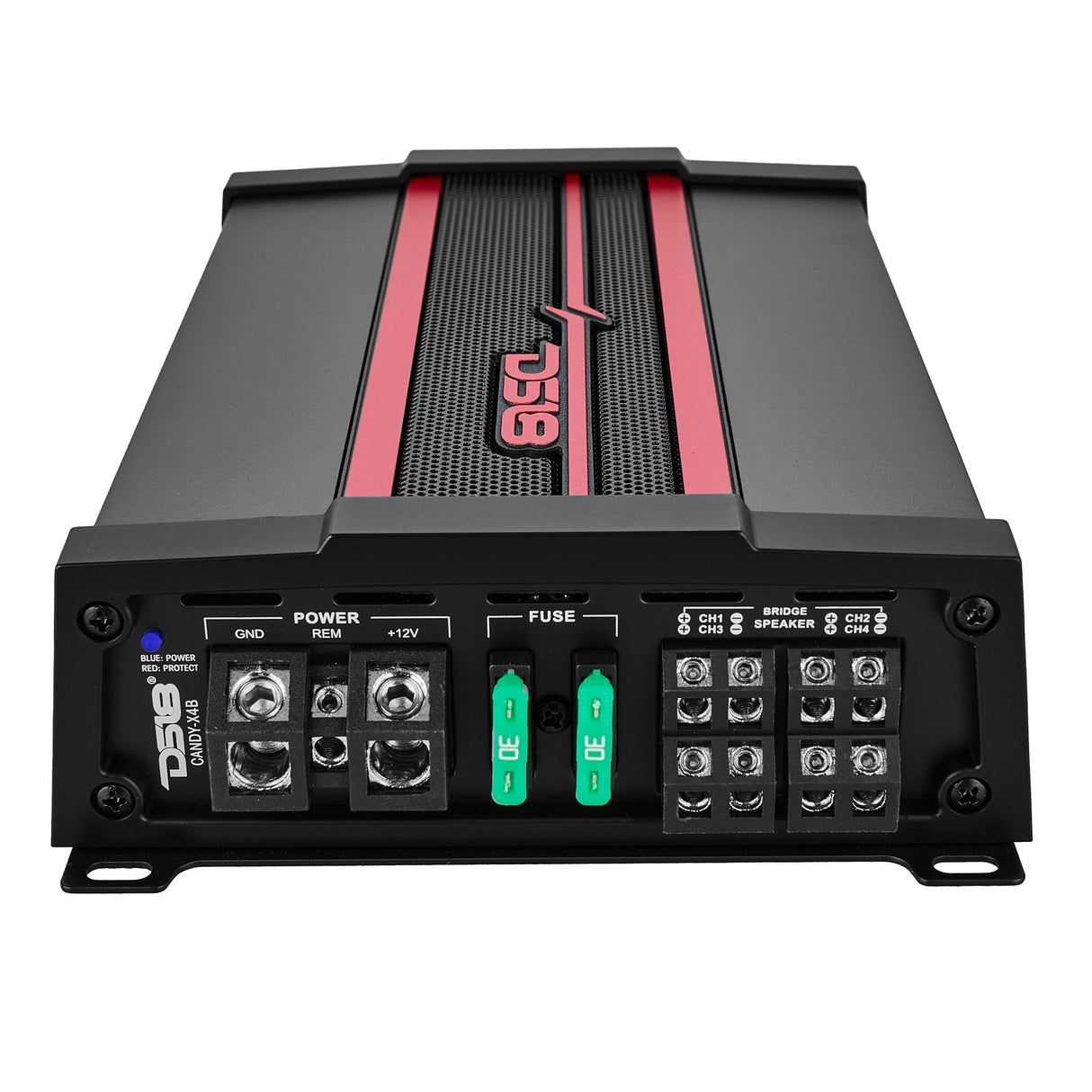 DS18 CANDY-X4B CANDY Compact Full-Range Class D 4-Channel Amplifier 1600 Watts DS18