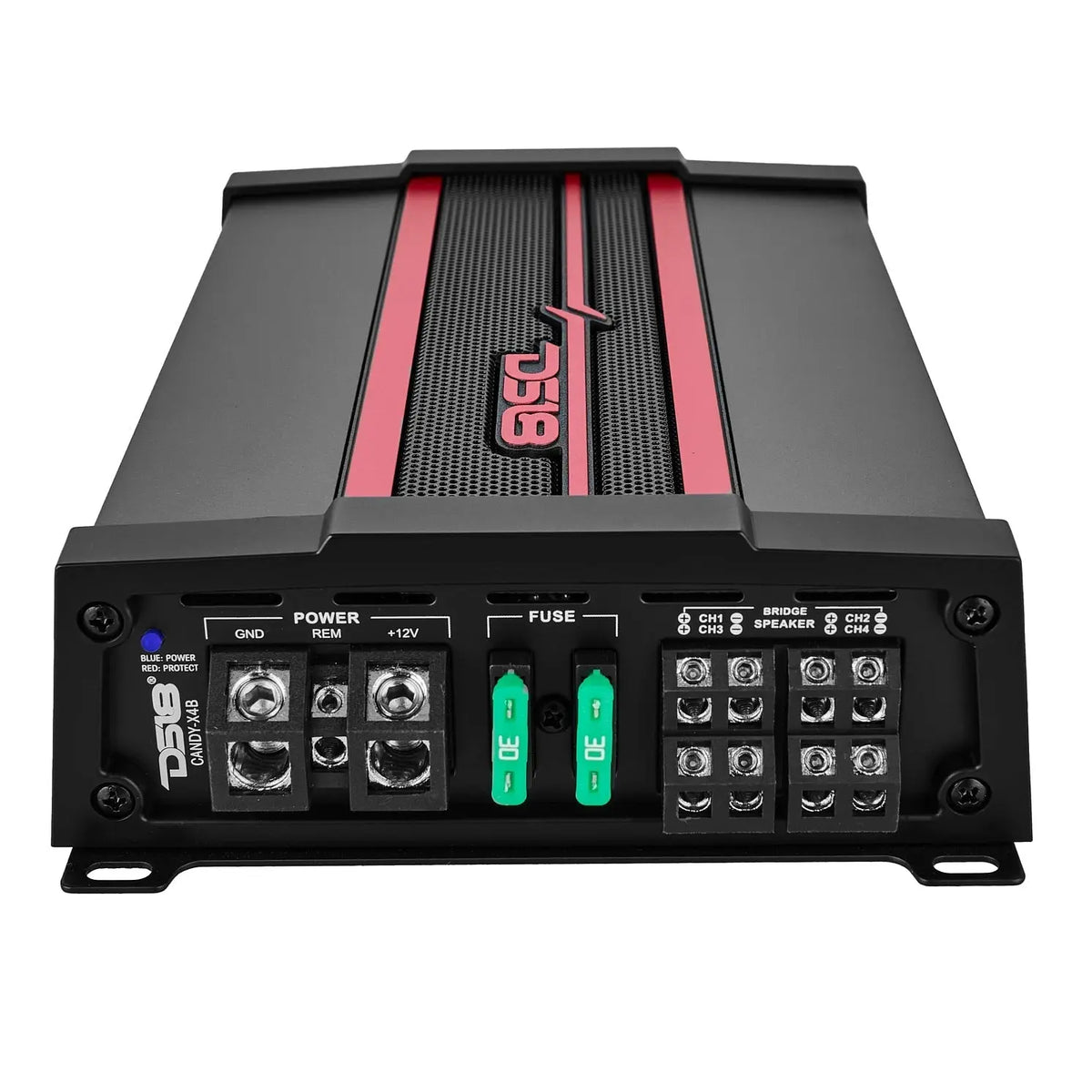 DS18 CANDY-X4B CANDY Compact Full-Range Class D 4-Channel Amplifier 1600 Watts