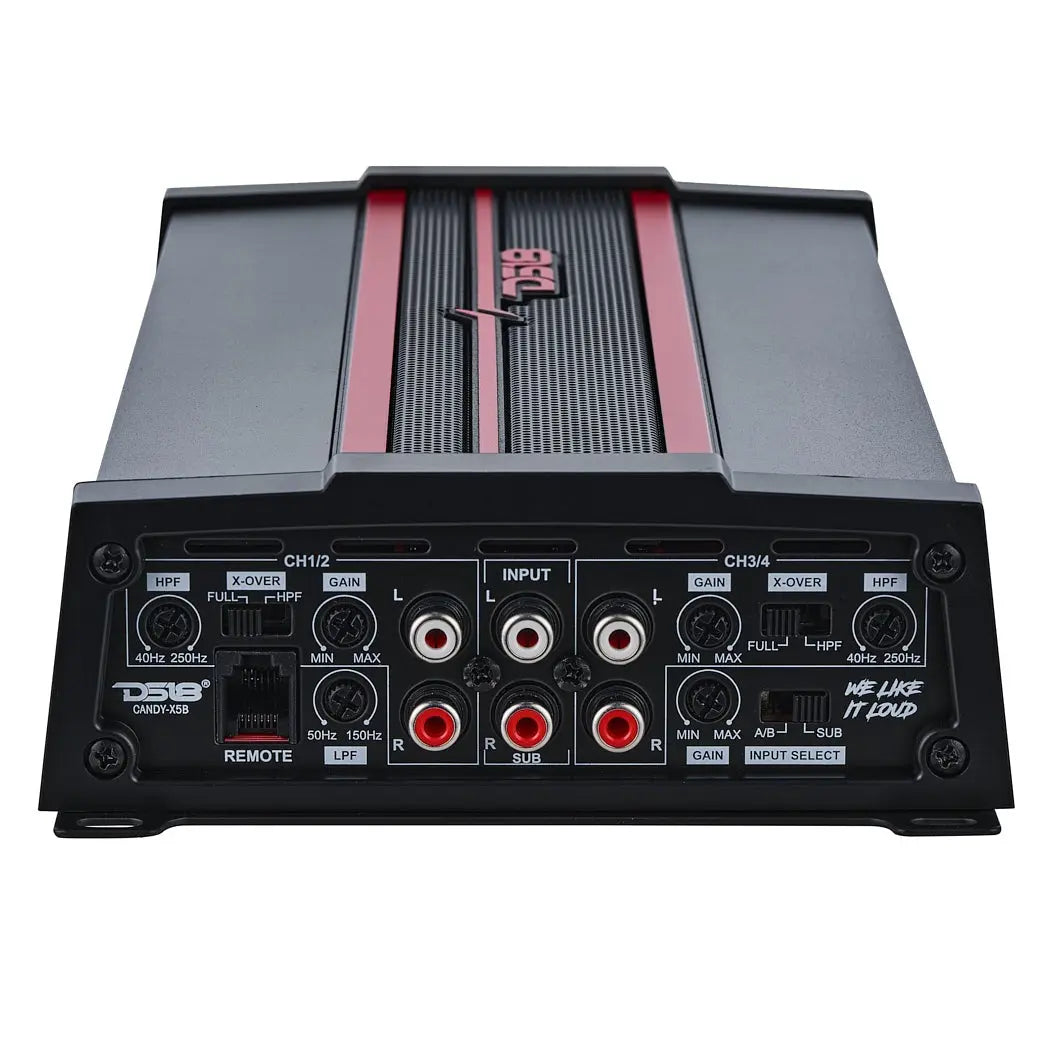 DS18 CANDY-X5 CANDY Compact Full-Range Class D 5-Channel Amplifier
