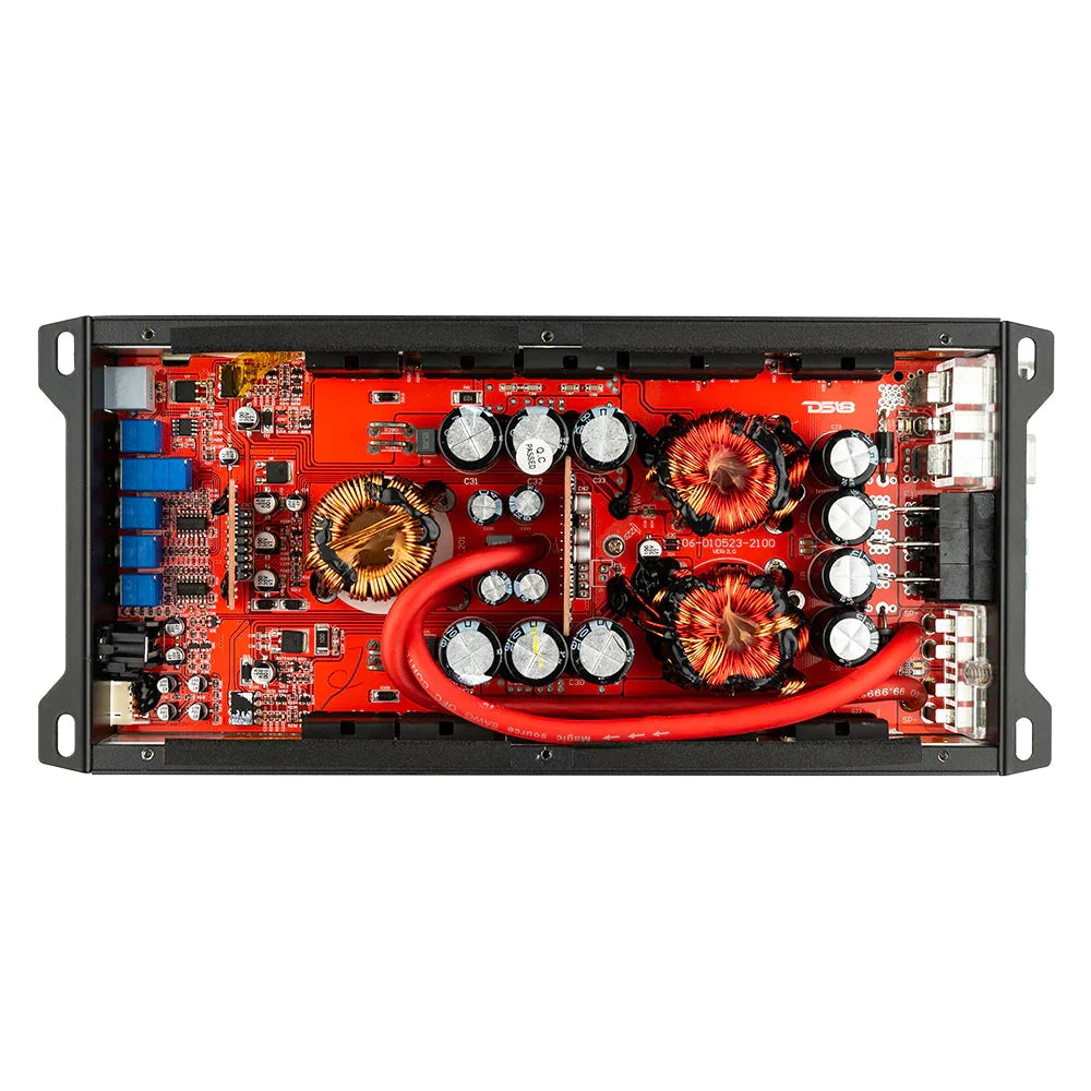 DS18 CANDY-XXL1B Compact Class D 1-Channel Monoblock Amplifier 1000W RMS DS18