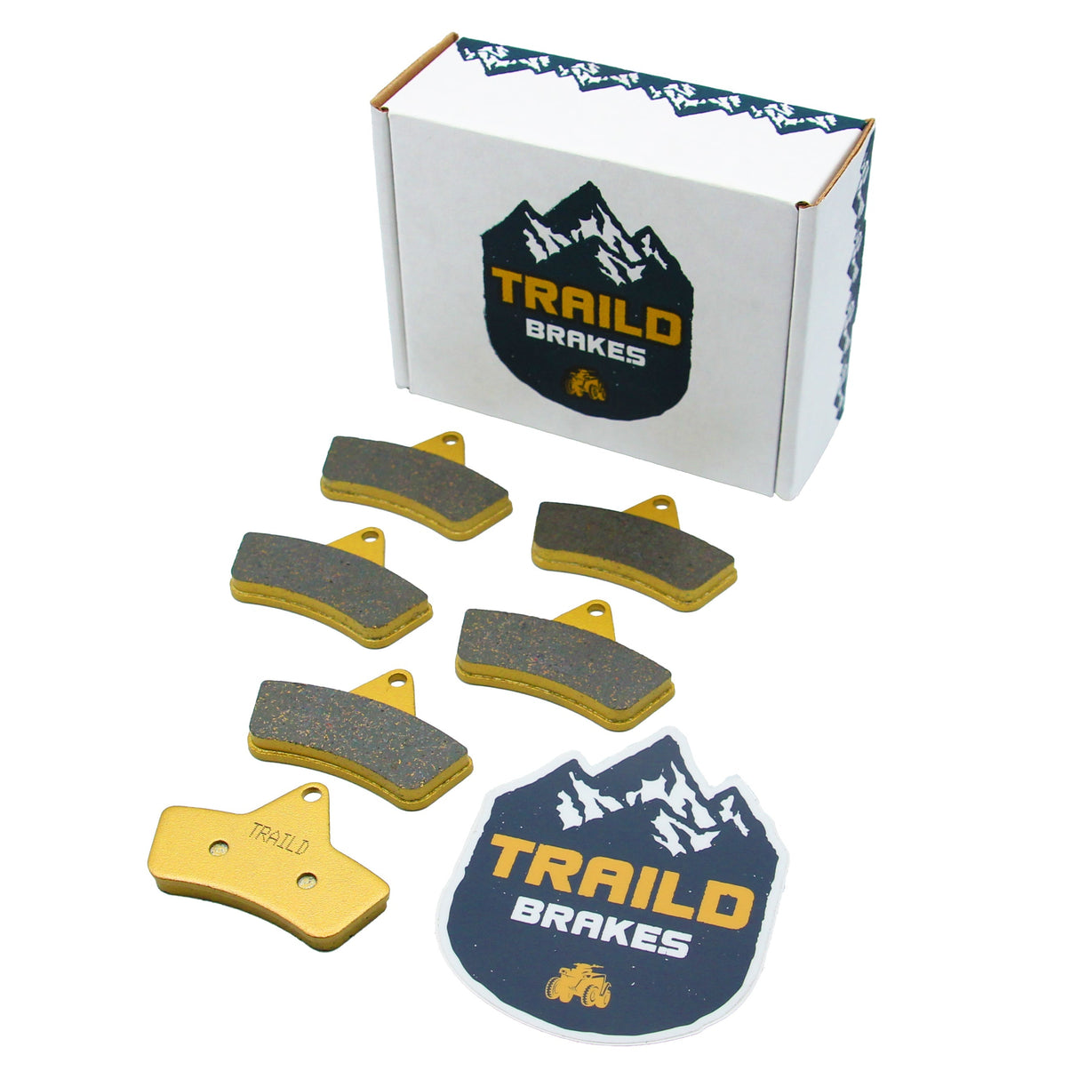 Arctic Cat ATV 250/300/400/454/500 1996-2004 Ceramic Brake Pad Set Traild